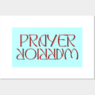 Prayer Warrior | Christian Typography Posters and Art